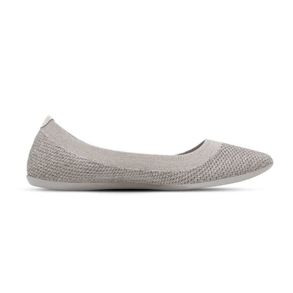 Allbirds Women\'s Tree Breezers - Flats Grey - LNG215034